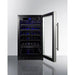 Summit Beverage Center Summit 18" Wide Built-In Wine Cellar, ADA Compliant SWC1840BCSSADA