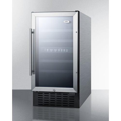 Summit Wine Cellar Summit 18" Wide Built-In Wine Cellar SWC182ZCSS