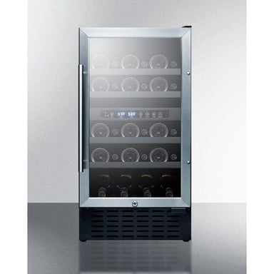 Summit Wine Cellar Summit 18" Wide Built-In Wine Cellar SWC182ZCSS
