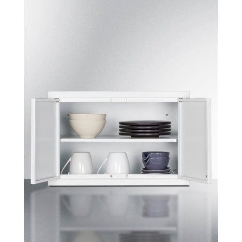 Summit Prefabricated Kitchens & Kitchenettes Summit 18" Wide Wall Cabinet CAB1812WHITE
