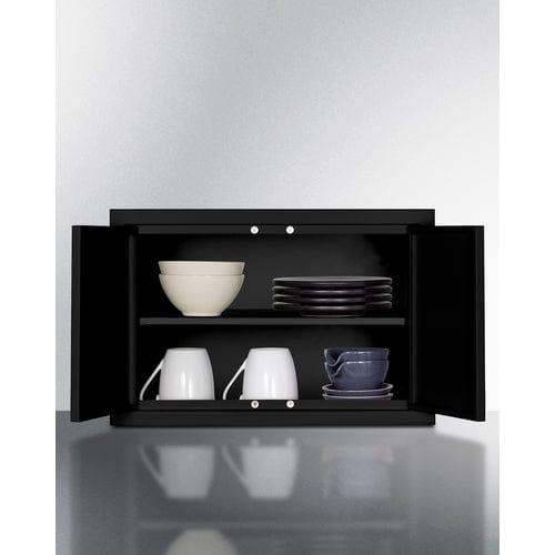 Summit Summit 18" Wide Wall Cabinet CAB18SHORTBLK