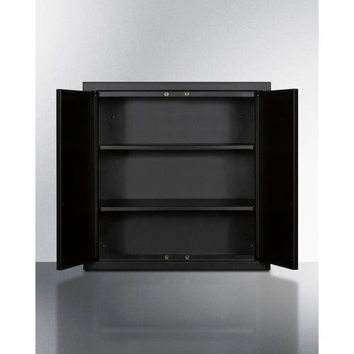 Summit Summit 18" Wide Wall Cabinet CAB18TALLBLK