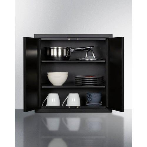 Summit Summit 18" Wide Wall Cabinet CAB18TALLBLK