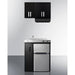 Summit Summit 18" Wide Wall Cabinet CAB18TALLBLK