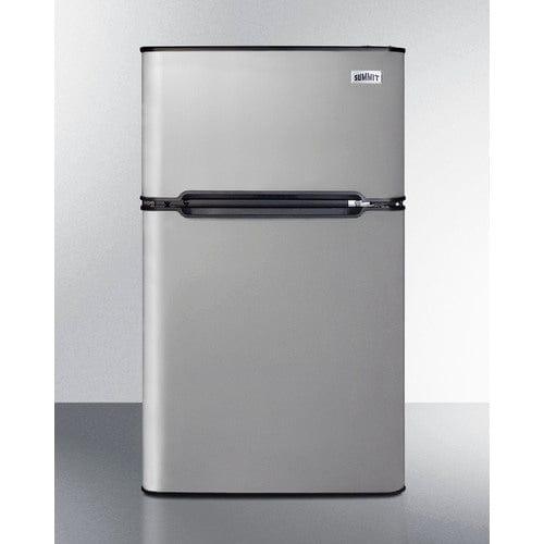 Summit Refrigerators Summit 19&quot; Wide 2-Door Refrigerator-Freezer, ADA Height CP34BSSADA