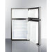 Summit Refrigerators Summit 19" Wide 2-Door Refrigerator-Freezer, ADA Height CP34BSSADA