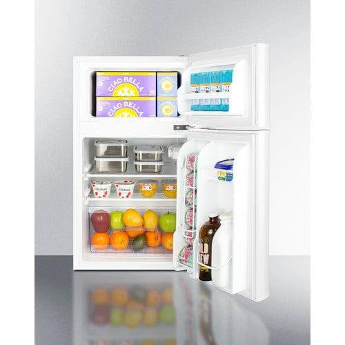 Summit Refrigerators Summit 19&quot; Wide 2-Door Refrigerator-Freezer, ADA Height CP34WADA