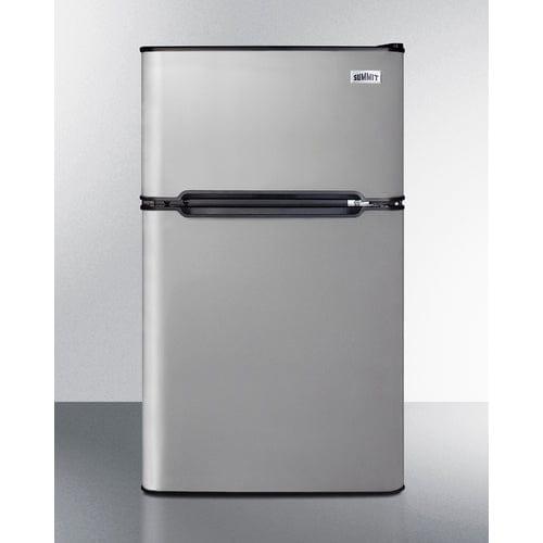 Summit Refrigerators Summit 19&quot; Wide 2-Door Refrigerator-Freezer CP34BSS