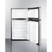 Summit Refrigerators Summit 19" Wide 2-Door Refrigerator-Freezer CP34BSS