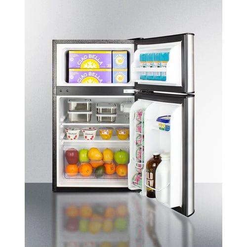 Summit Refrigerators Summit 19" Wide 2-Door Refrigerator-Freezer CP34BSS