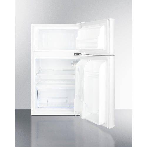 Summit Refrigerators Summit 19&quot; Wide 2-Door Refrigerator-Freezer CP34W