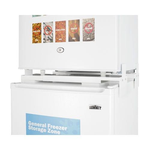 Summit Refrigerators Summit 19&quot; Wide Allergy-Free Refrigerator/General Purpose Refrigerator-Freezer Combination AZRF7W