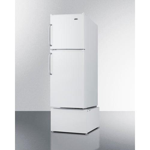 Summit Refrigerators Summit 19&quot; Wide Refrigerator-Freezer For Senior Living FF711ESAL