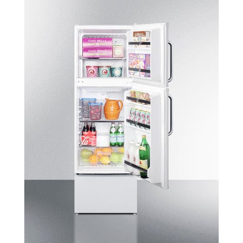 Summit Refrigerators Summit 19&quot; Wide Refrigerator-Freezer For Senior Living FF711ESAL