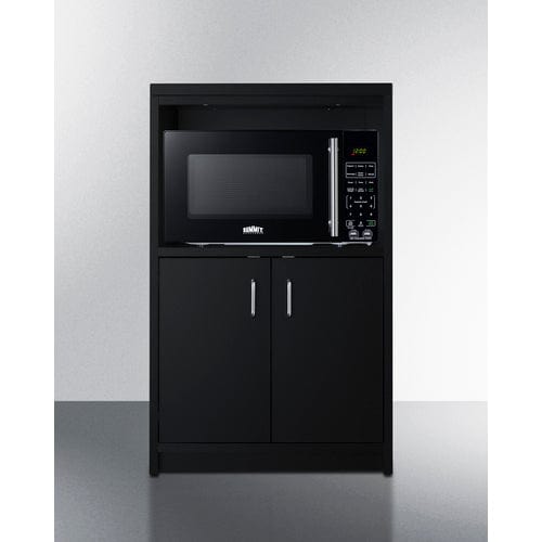 Summit Prefabricated Kitchens &amp; Kitchenettes Summit 2-Door Microwave Cabinet, ADA Height CWM1ADA