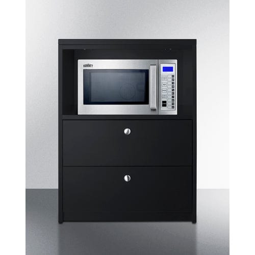 Summit Prefabricated Kitchens &amp; Kitchenettes Summit 2-Drawer Microwave Cabinet, ADA Height CWM2ADA