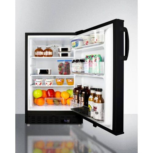 Summit Refrigerators Summit 20" Wide Built-In All-Refrigerator, ADA Compliant ALR47B