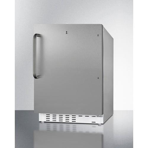 Summit Refrigerators Summit 20&quot; Wide Built-in Refrigerator-Freezer, ADA Compliant ALRF48CSS