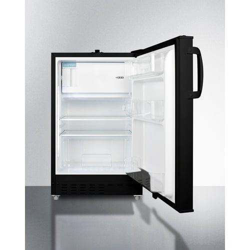 Summit Refrigerators Summit 20&quot; Wide Built-in Refrigerator-Freezer, ADA Compliant ALRF49B