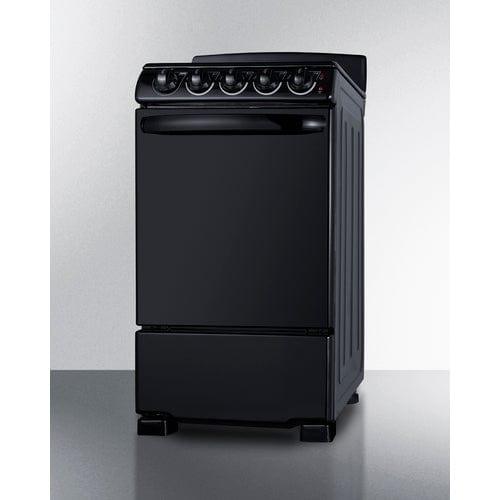 Summit Electric Coil Ranges Summit 20" Wide Electric Coil Range RE2031B