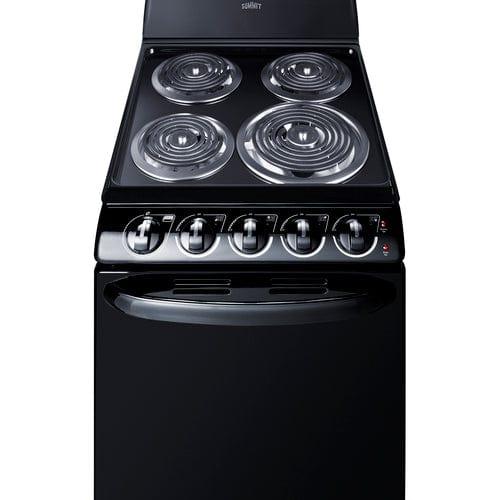 Summit Electric Coil Ranges Summit 20" Wide Electric Coil Range RE2031B