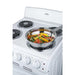 Summit Electric Coil Ranges Summit 20" Wide Electric Coil Range RE203W
