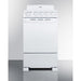 Summit Electric Coil Ranges Summit 20" Wide Electric Coil Range RE203W