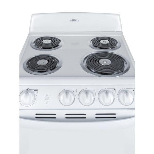 Summit Electric Coil Ranges Summit 20" Wide Electric Coil Range RE203W