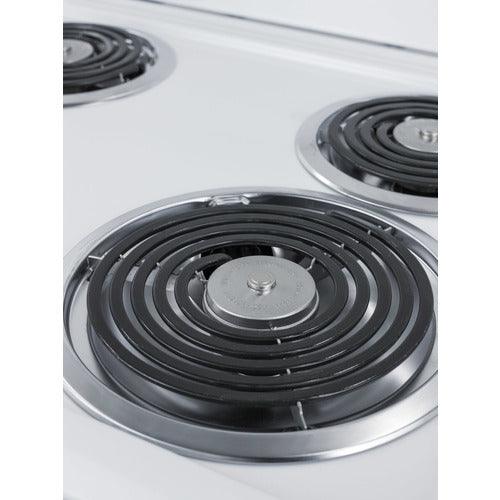 Summit Electric Coil Ranges Summit 20&quot; Wide Electric Coil Range RE203W