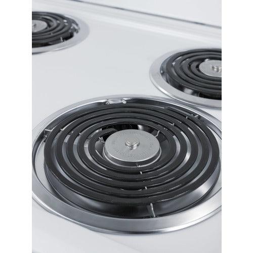Summit Electric Coil Ranges Summit 20" Wide Electric Coil Range RE203W