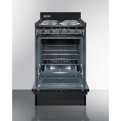 Summit Electric Coil Ranges Summit 20" Wide Electric Coil Range TEM110C