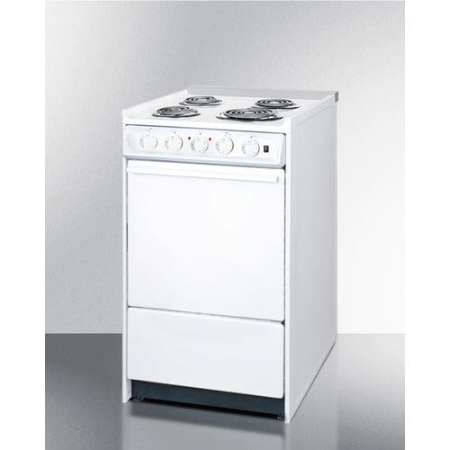 Summit Electric Coil Ranges Summit 20" Wide Electric Coil Top Range WEM110R