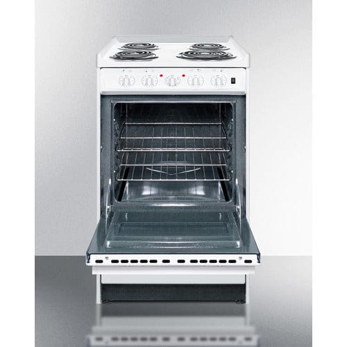 Summit Electric Coil Ranges Summit 20" Wide Electric Coil Top Range WEM110R