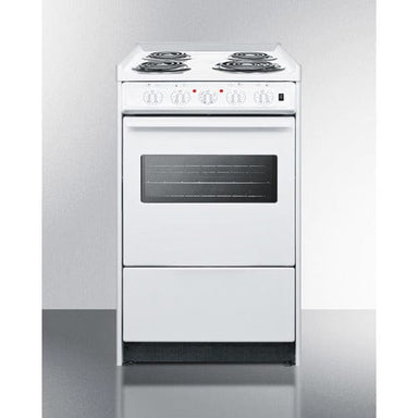 Summit Electric Coil Ranges Summit 20" Wide Electric Coil Top Range WEM110RW