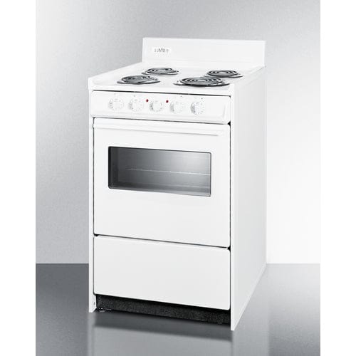 Summit Electric Coil Ranges Summit 20" Wide Electric Coil Top Range WEM110W