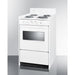 Summit Electric Coil Ranges Summit 20" Wide Electric Coil Top Range WEM110W