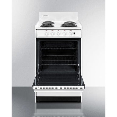 Summit Electric Coil Ranges Summit 20" Wide Electric Coil Top Range WEM1171Q