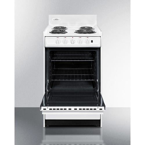 Summit Electric Coil Ranges Summit 20" Wide Electric Coil Top Range WEM1171Q