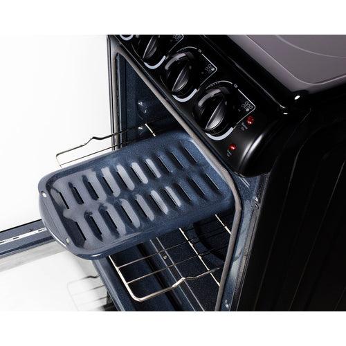 Summit Electric Coil Ranges Summit 20" Wide Electric Smooth-Top Range REX2051BRT