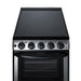 Summit Electric Coil Ranges Summit 20" Wide Electric Smooth-Top Range REX2071SSRT