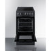 Summit Propane Range /Stove Summit 20" Wide Electric Smooth-Top Range REXT20BL