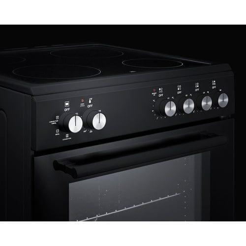 Summit Propane Range /Stove Summit 20" Wide Electric Smooth-Top Range REXT20BL