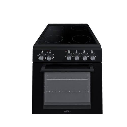 Summit Propane Range /Stove Summit 20" Wide Electric Smooth-Top Range REXT20BL