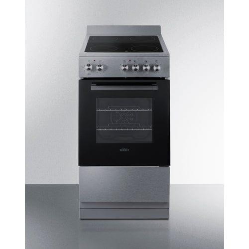 Summit Propane Range /Stove Summit 20" Wide Electric Smooth-Top Range REXT20SS