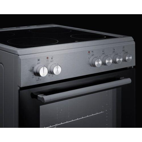 Summit Propane Range /Stove Summit 20" Wide Electric Smooth-Top Range REXT20SS