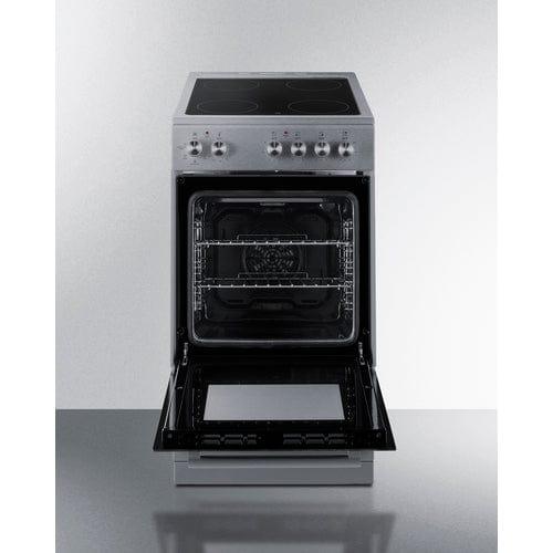 Summit Propane Range /Stove Summit 20" Wide Electric Smooth-Top Range REXT20SS