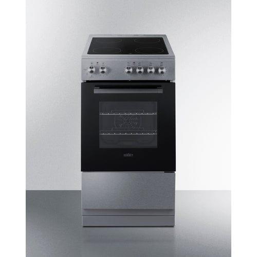 Summit Propane Range /Stove Summit 20" Wide Electric Smooth-Top Range REXT20SS