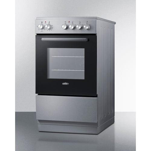 Summit Propane Range /Stove Summit 20" Wide Electric Smooth-Top Range REXT20SS