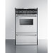Summit Natural Gas Range/Stove Summit 20" Wide Gas Range, Open Burners TNM1107BRW