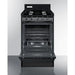 Summit Natural Gas Range/Stove Summit 20" Wide Gas Range, Open Burners TNM1107C